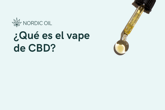 ¿Qué es el vape de CBD?