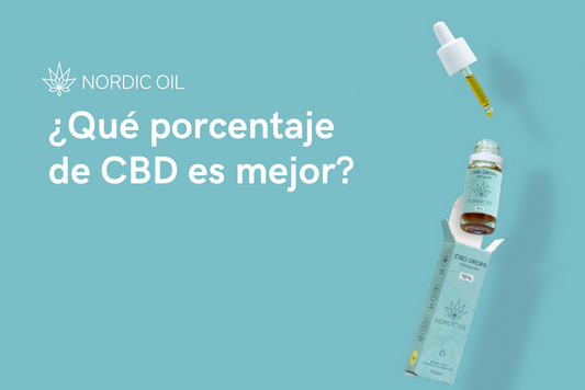 ¿Qué porcentaje de CBD es mejor?