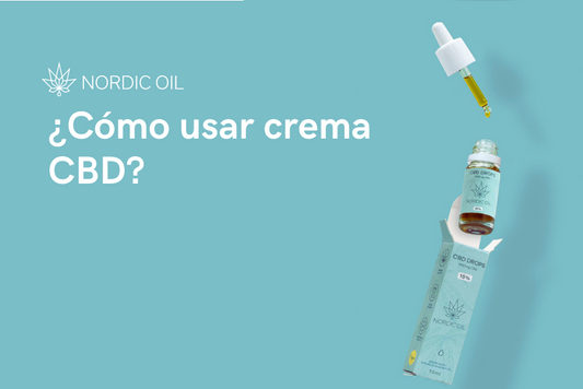 ¿Cómo usar crema CBD?