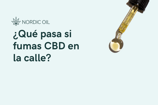 ¿Qué pasa si fumas CBD en la calle?