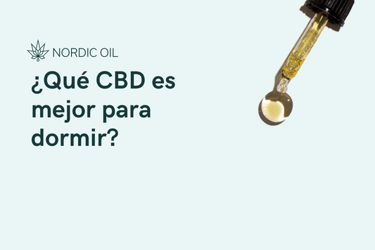 ¿Qué CBD es mejor para dormir?