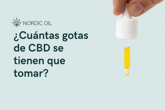 ¿Cuántas gotas de CBD se tienen que tomar?
