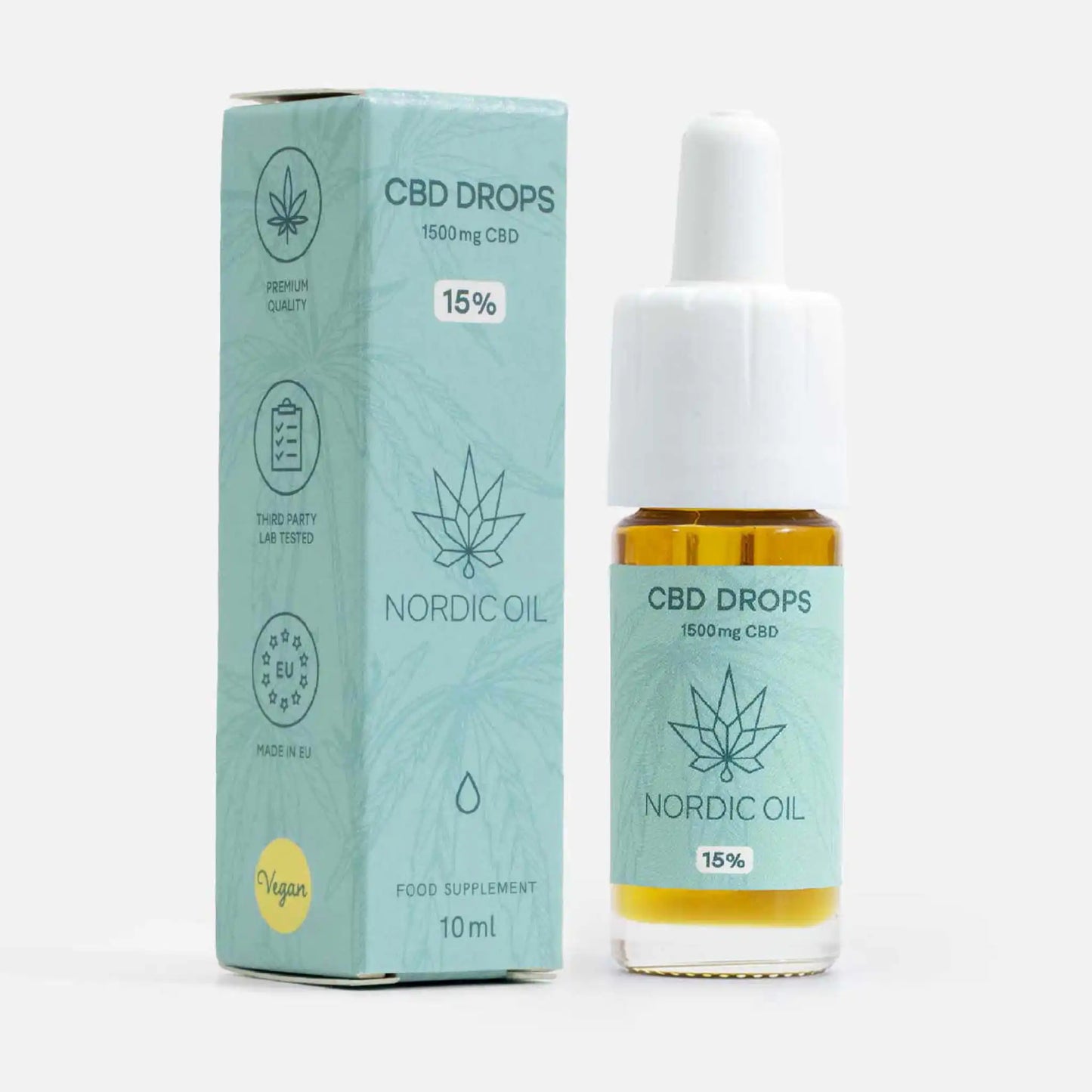 aceite CBD y el envase