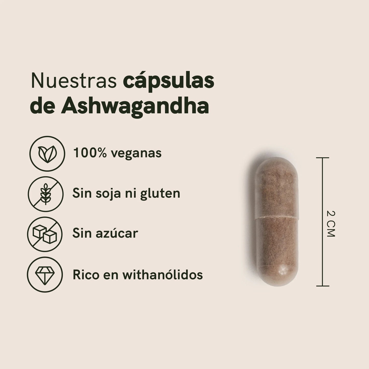 Cápsulas de Ashwagandha