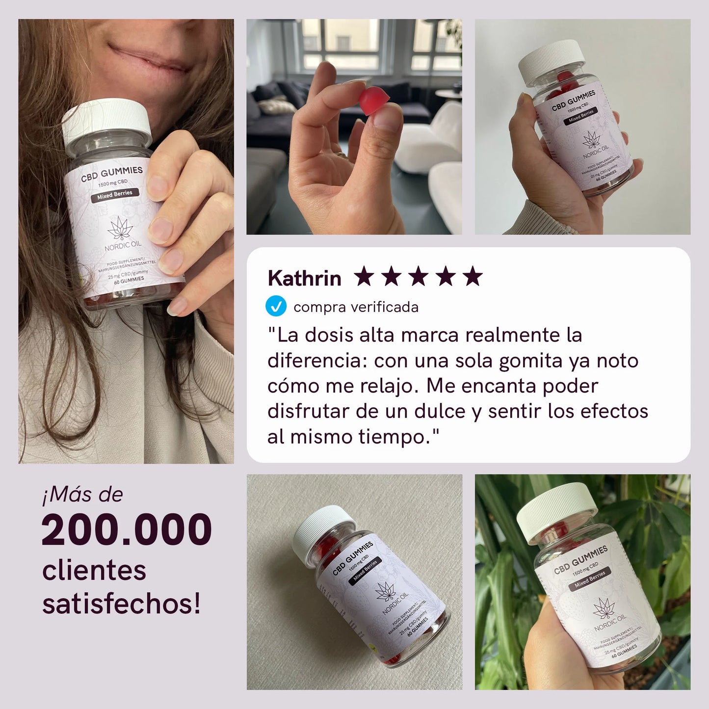 CBD Gummies (1500mg) Frutos del bosque
