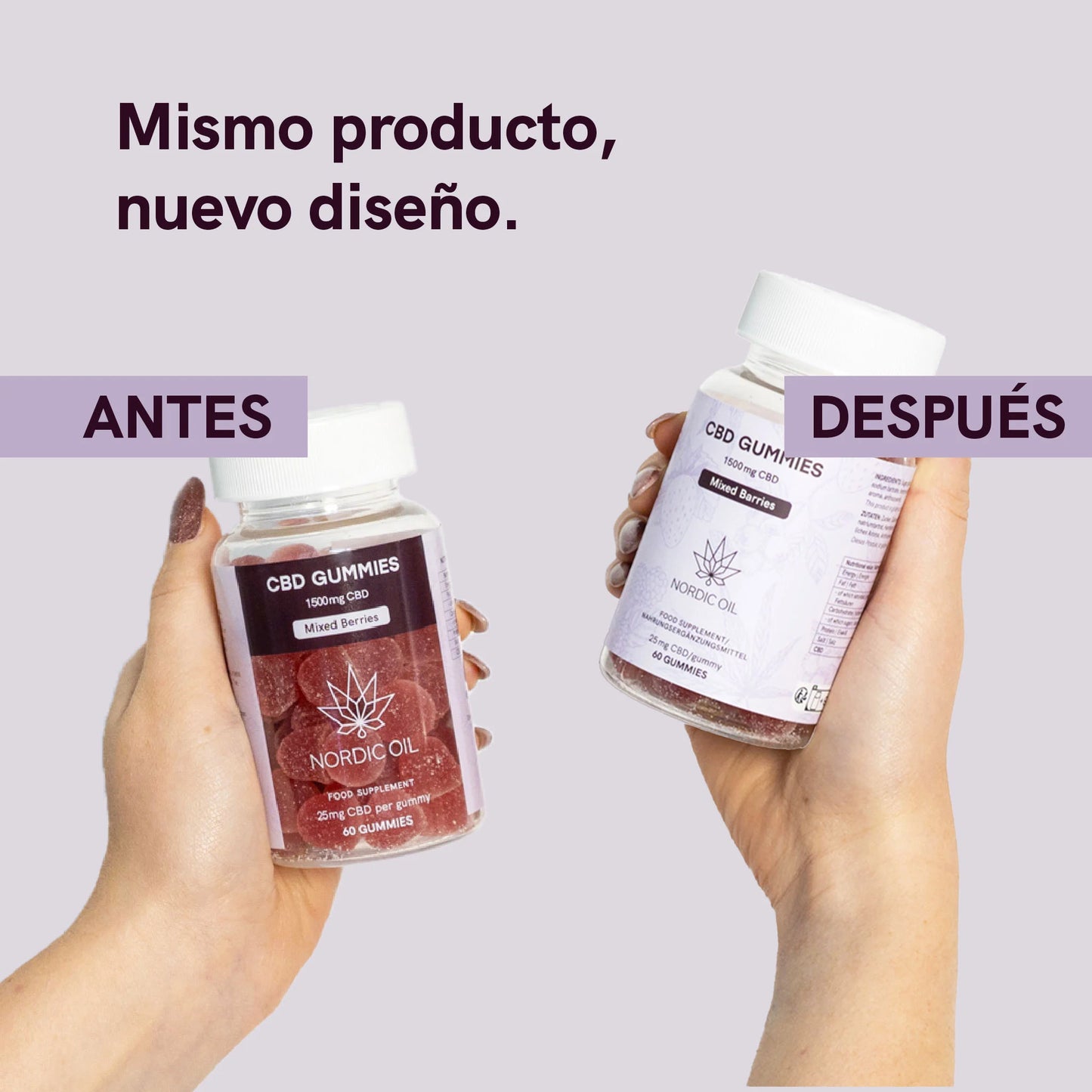 CBD Gummies (1500mg) Frutos del bosque
