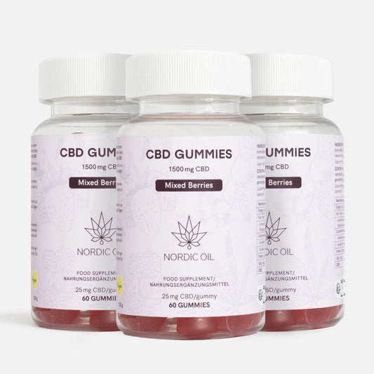 3POR2: CBD Gummies (1500mg) Frutos del bosque