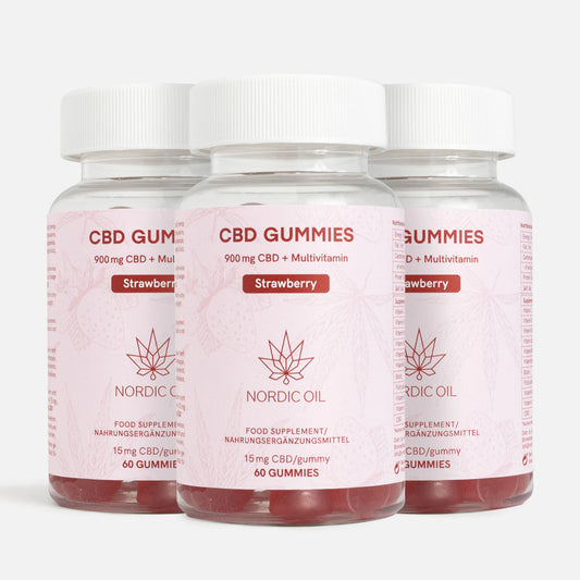 3POR2: CBD Gummies (900mg) Fresa