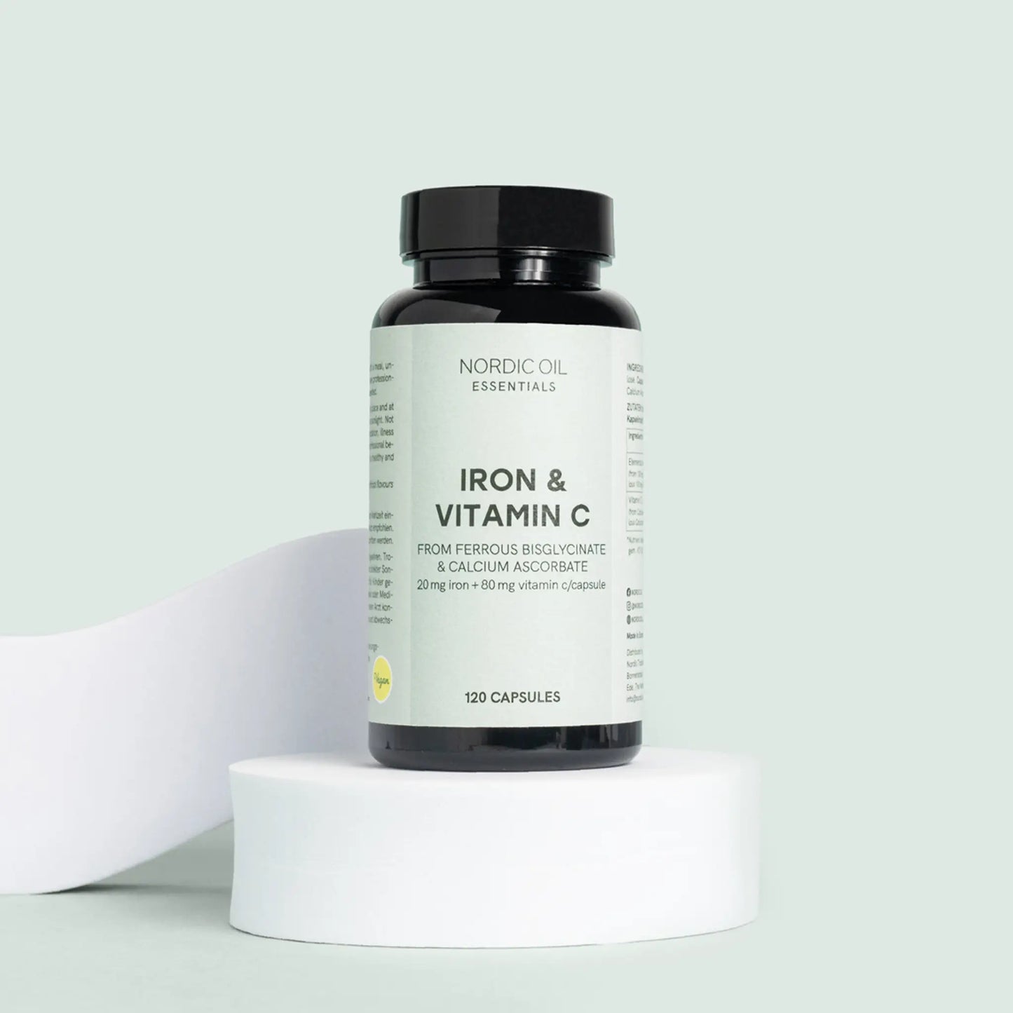 Cápsulas de Hierro y Vitamina C