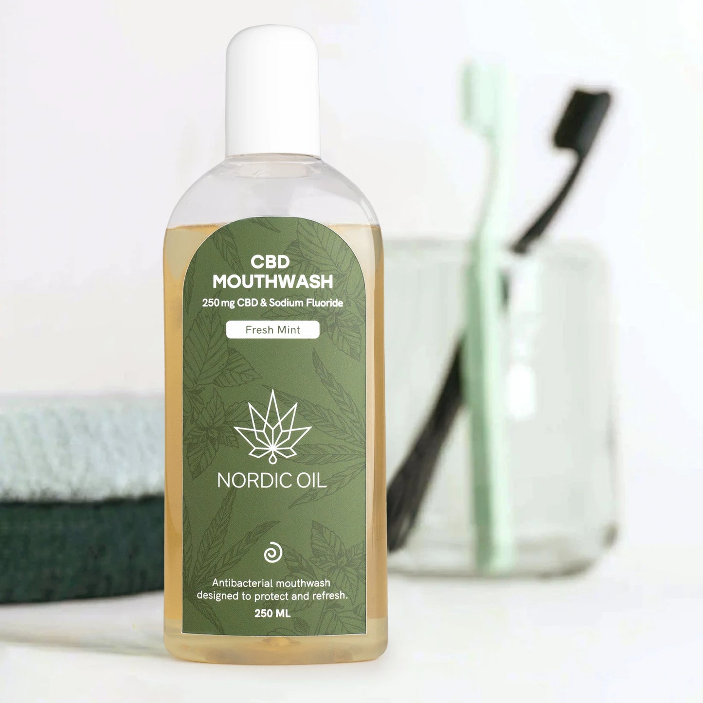 Enjuague bucal con CBD