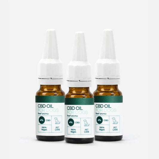 3POR2: Aceite CBD para Perros - Carne - (4%)