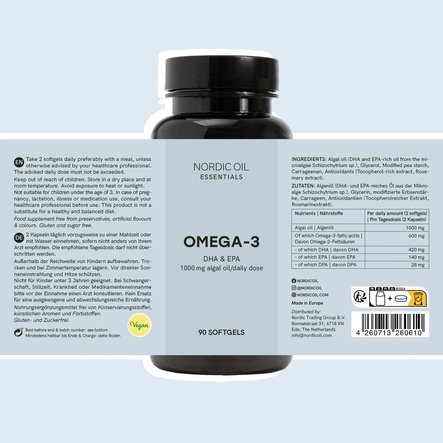 Cápsulas de Omega 3
