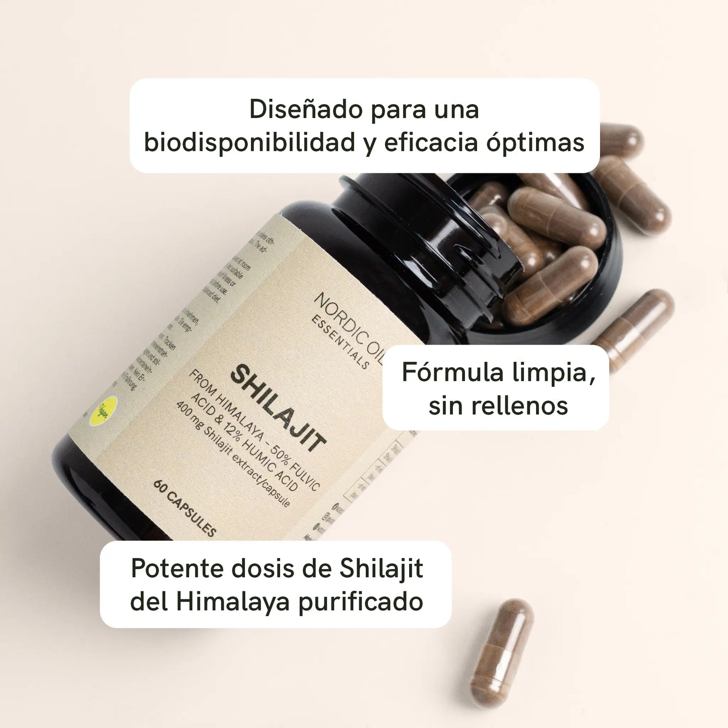 Cápsulas de Shilajit