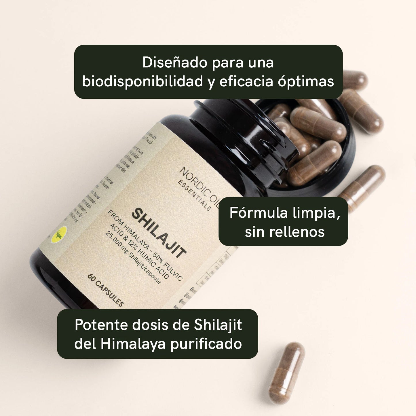 Cápsulas de Shilajit