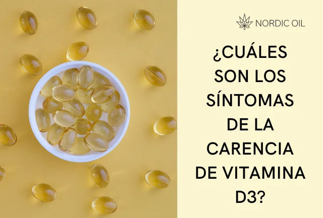 ¿Cuáles son los síntomas de la carencia de vitamina D3?