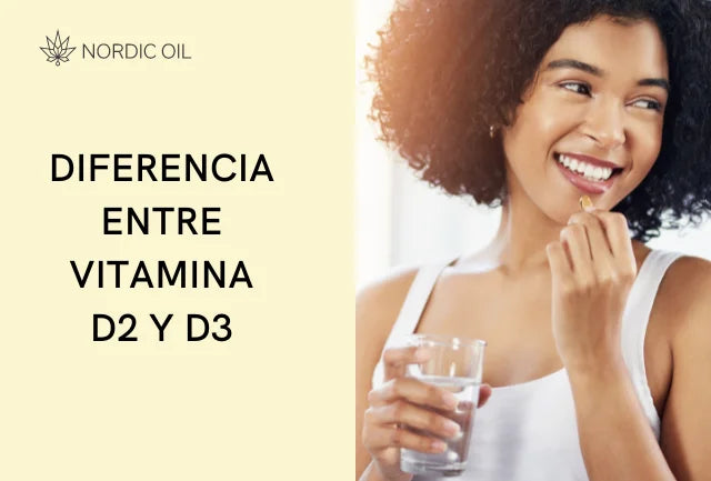 Diferencia entre vitamina D2 y D3