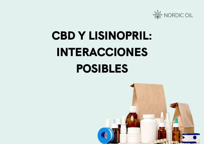 CBD y Lisinopril interacciones posibles