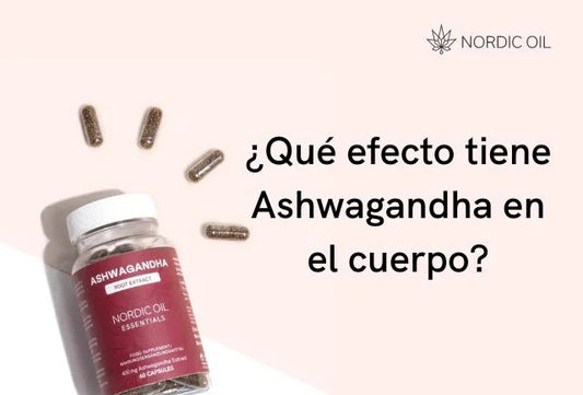 ¿Qué efecto tiene Ashwagandha en el cuerpo?