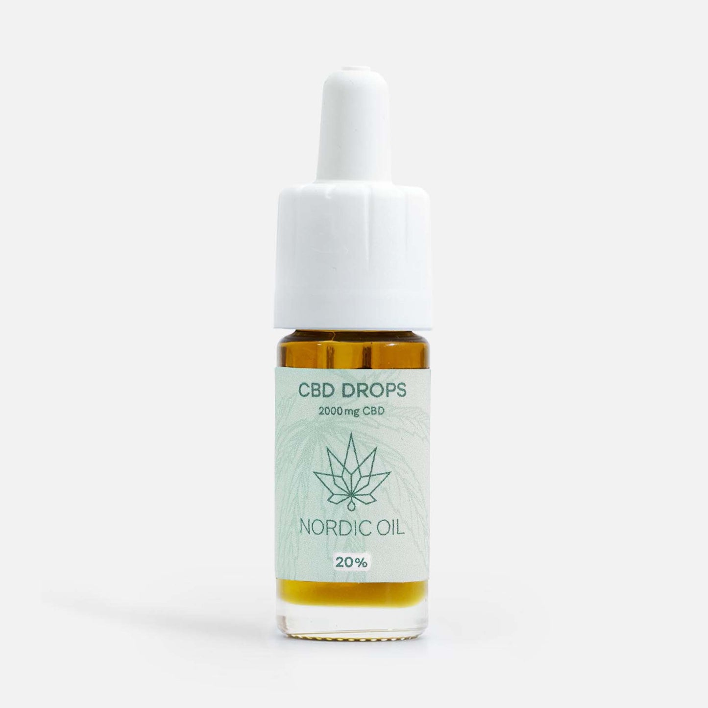 una botella nordic oil cbd drops 20%