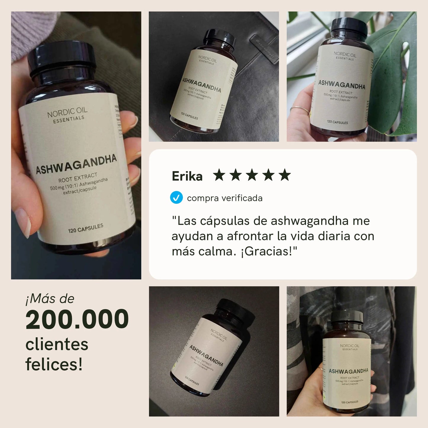 Cápsulas de Ashwagandha