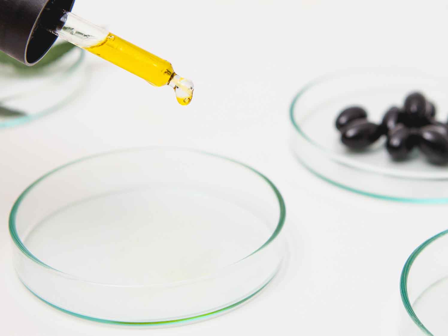El aceite de CBD y las cápsulas de gelatina blanda han sido probados en laboratorio.