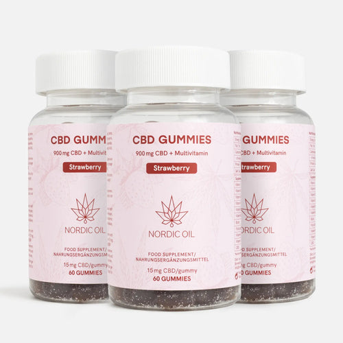 3POR2: CBD Gummies (900mg) Fresa