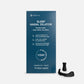 Caja azul de Nordic Oil Sleep Nasal Dilator con dilatador nasal negro.