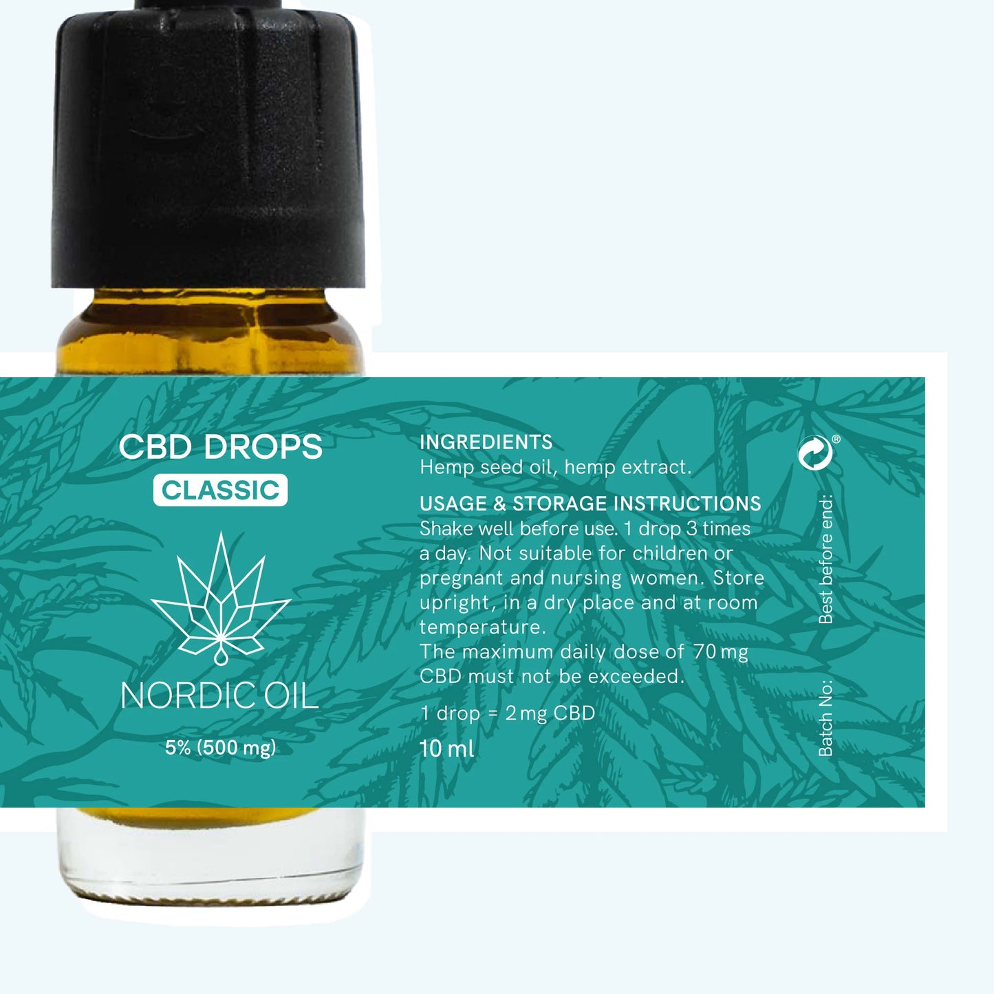 3POR2: Aceite CBD (5%) Classic