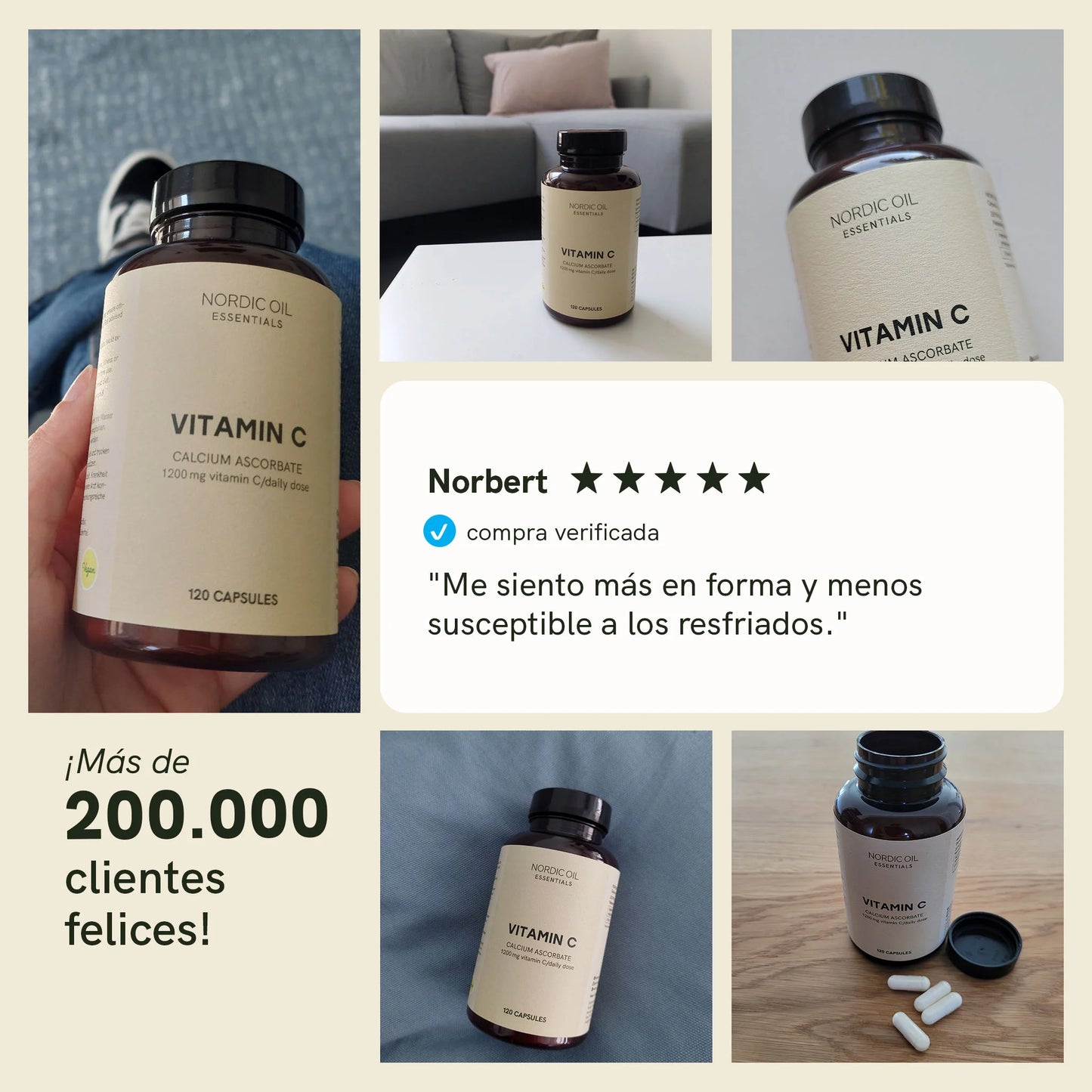 Cápsulas de Vitamina C