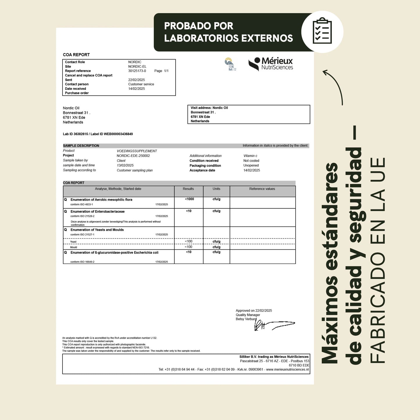 Cápsulas de Vitamina C