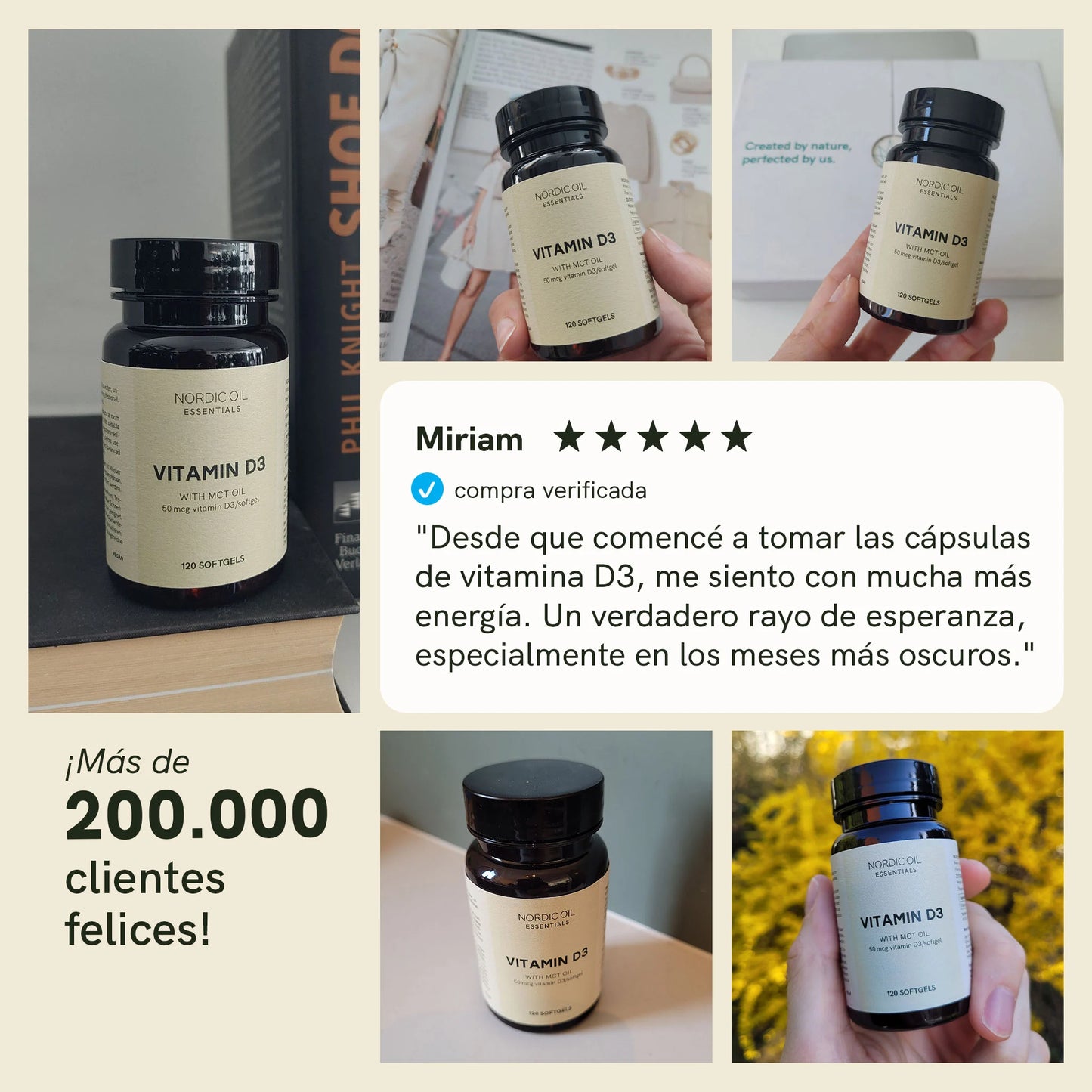 Cápsulas Vitamina D3