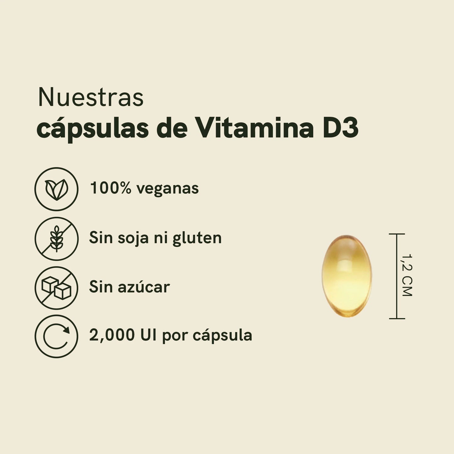 Cápsulas Vitamina D3