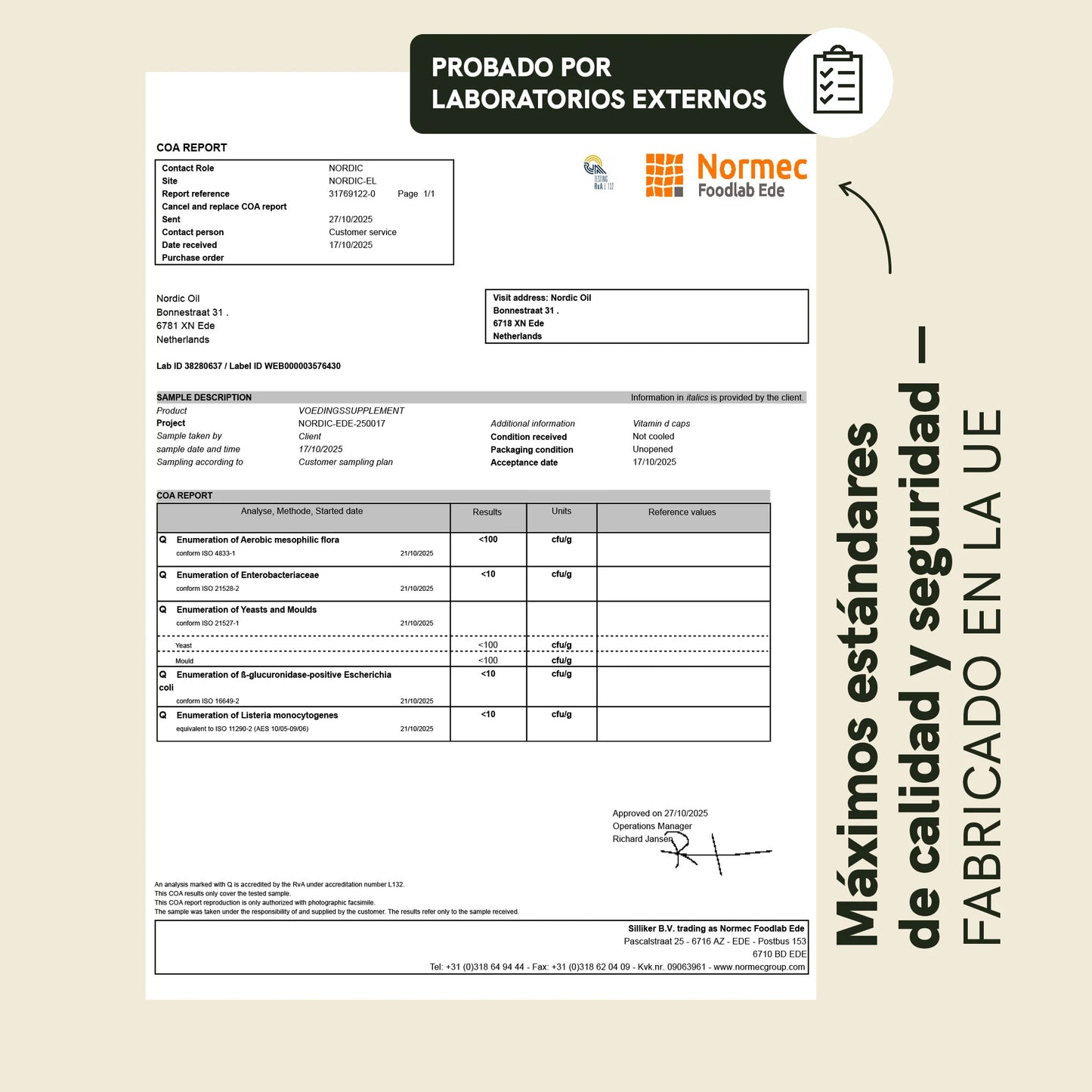 Cápsulas Vitamina D3