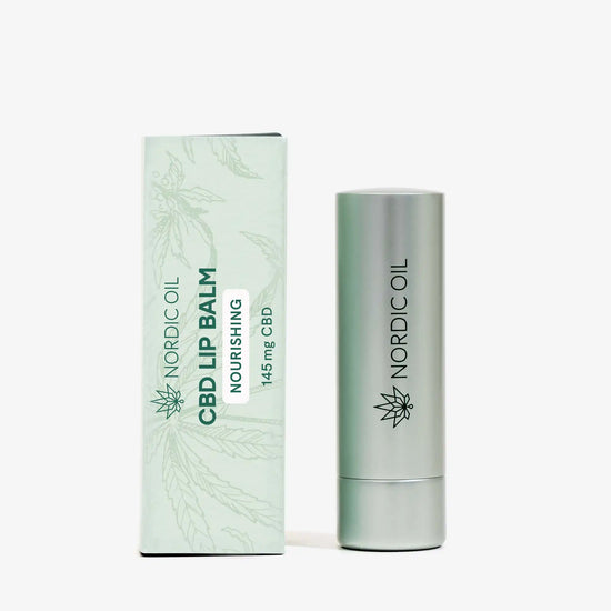 Bálsamo labial de CBD con envase